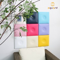 쿠션벽매트 (모서리보호 벽쿠션), 사각벽매트 분홍, 1개