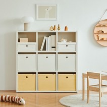 한샘 샘 폴리 수납바스켓 (뚜껑) (11종택1) 샘책장호환 수납박스 정리, 02.샘폴리바스켓(뚜껑)베이지