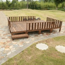 옥상인테리어 농막꾸미기 야외평상 원두막만들기 정자, 길이 100×높이 45 cm세로