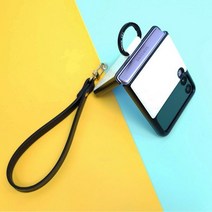 바보사랑 모던 가죽 폰 핑거 스트랩 줄 손목 레더 가방끈 고리.라임블러썸