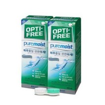 옵티프리 퓨어모이스트 렌즈세정액 420ml x 2p + 렌즈케이스, 20세트