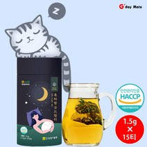 상추 숙면유도 락투신 티백 흑하랑 굿드림티1.8g 15티 (1통) 그다이마잇, 1.8g, 1개