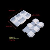 레진아트재료 키트 세트 몰드 TC156 DIY 수동 기계 게임 키보드 키 캡 수지 clavit 실리콘 금형 예술 에폭시 수제 공예122679, MD3522