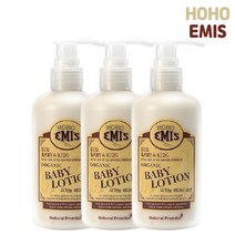 hoho emis 호호에미 유기농 아기 신생아 로션 시즌2 천연 베이비로션 유아로션 lotion 고보습 + 퍼스널마켓 샘플키트 증정, 호호에미 유기농 로션 X 3개