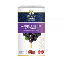 Manuka Health 마누카 꿀 마름모꼴 MGO 400 블랙커런트 마름모꼴 15개