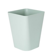 비스토어 다용도 사각 오픈 휴지통 인테리어 사무실 거실 플라스틱, 1개, 민트