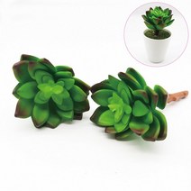 다육이 선인장 모형 인테리어 장식 소품 인조 미니 조화 연꽃