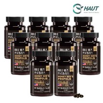 항산화 면역 꿀 비즈 프로폴리스 아연 60캡슐 x 10개