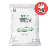 엄지 메밀전병(순한맛) 1.2kg x 2팩, 2개