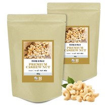 견과공장 캐슈넛 900g (450gx2봉) 최신통관 생캐슈넛 구운캐슈넛, 1개, 생 캐슈넛 900g