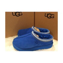 NIB ugg 어그 여자 슬리퍼S Blue Tasman 스웨이드 슬리퍼s/moccasins 여자 size 9