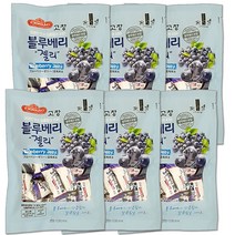 고창 블루베리 젤리 6개 250gx6 국산 특산품 제리