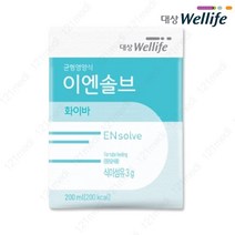 대상웰라이프 이엔솔브 화이바 200ml x 30팩 환자영양식 식사대용 경관식, 30팩 (1박스)