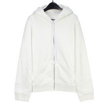 브랜드없음 MM6 메종 마르지엘라 로고 프린팅 후드 집업 S52GU0170 S25337 101 OFF WHITE [MSC021ow]