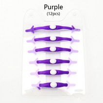12 Pcs 실리콘 신발 끈 탄성 신발 끈 없음 넥타이 남성과 여성 게으른 레이스 레저 스니커즈 신발 끈