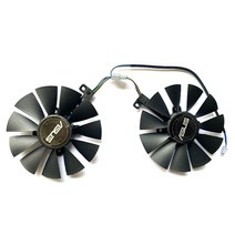 쿨러 ASUS AREZ RX 470 570 580 EXPEDITION OC 그래픽용 스트릭스 팬 87mm T129215SU PLD09210S12HH 4 핀 RX580 RX570, 01 PLD09210S12HH