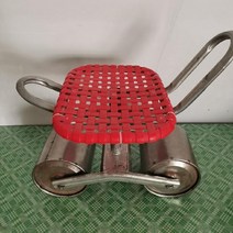 작업의자 고추밭의자 동글뱅이 이동의자 원형 스툴, 아이언 릴 자동차