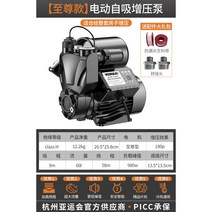 가정용 가압 펌프 수압증가 증압 물펌프 옥상 워터펌프 양수기 물탱크 빌라 자동 무소음 급수, 60배증압 전동 증압펌프, 1개