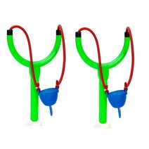 떡밥 투척기 낚시 미끼 던지기 샷 보내기 거친 슬링 사냥 고무 탄성 투석기 새총 도구 액세서리, 02 2PC