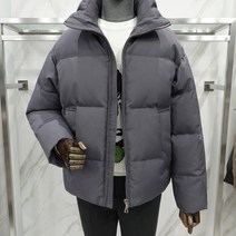 리버클래시 다크 그레이 구스다운 OVER-FIT 패딩 점퍼 LIW22918 -22 F/W