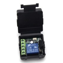 자동대문 차고문 주차장자동문 DC 12V 10A 1CH 릴레이 전기 도어 컨트롤러 수신기 433MHz 차고문빛LEDFanner모터신호 전송, K1