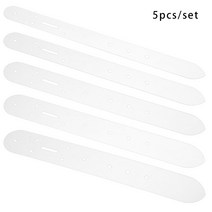 1/5 pcs pvc 가죽 벨트 버클 헤드 끝 방향 펀치 구멍 템플릿 diy 가죽 공예 스텐실 도구 액세서리, 5pcs/set