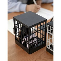 핸드폰감옥 보관함 금욕 수험생 스마트폰감옥 공부 금고, 블랙 (작은 자물쇠 보내기)