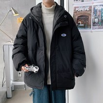 넷투넷코리아 남성 패딩 점퍼 데일리 루즈핏 기본 아우터 집업