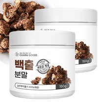 100% 국내산 삽주뿌리 백출 창출 분말 가루, 2병