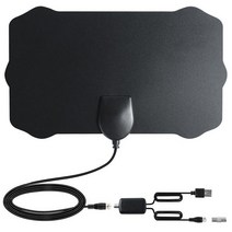 2021 새로운 실내 디지털 HDT 안테나 T 900 마일 반경 증폭기 DBT2 isdbtb 지우기 위성 접시 신호 수신기 공중, with amplifier_One Size, with amplifier_One Size, 상세 설명 참조0