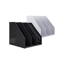 델리 3단 폴딩식 데스크 파일꽂이 78995, 그레이, 2개