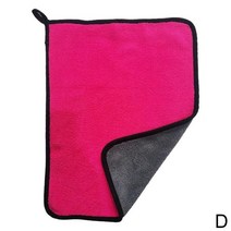 셀프 세차용 마이크로 화이버 클리닝 타올 닦을 필요 없는 수건 30x30cm 걸레 탈모 자동차 부드러운 건조, 01 Red