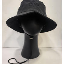 링스#골프#중앙 배색감에 빅로고 배치로 캐주얼함이 돋보이는 스트링 탈부착 벙거지, 카키