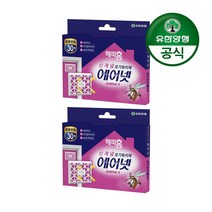 유한양행 해피홈 방충망용 에어넷 모기약 30일지속형 2개