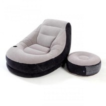 인텍스 에어소파 스툴 세트 그레이 1인용 카우치소파, 상세페이지 참조