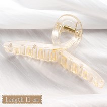 핸드프레스 가중공예 고정 철형 신제품 여성 패션 상어 클립 머리핀 헤어 액세서리 커피 블랙 아크릴 대형, 54 style-53