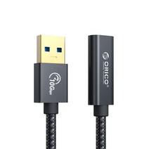 to A USB 오리코 C 케이블 연장선 10Gbps PD60W ACF31*435gt, 100cm(ACF31-10)