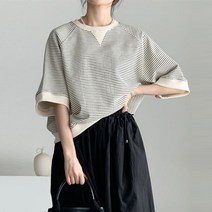 헤레이스 반팔스트라이프맨투맨티 YMSH23SS250