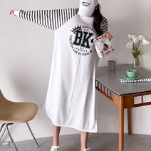 세라제이 BK 나그랑 스트라이프 박시 롱원피스