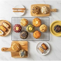 버터미 르뱅쿠키 약과쿠키 수제쿠키 답례품 결혼식 퇴사 휘낭시에 스모어쿠키 크림치즈쿠키 세트6종, 초코가나슈쿠키