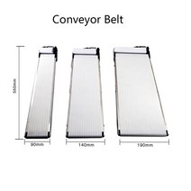 컨베이어벨트 컨베이어 자바라컨베이어 컨베어 550mm 자동 판매기 컨베이어 전원 공급 장치 폭 90mm 140mm, 03 UK Plug_01 Width 90mm