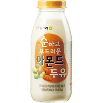 빙그레 순하고 부드러운 아몬드 두유, 200ml, 30개