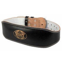 위니 가죽 역도벨트 블랙 허리보호대 웨이트벨트