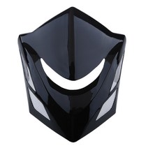 Royalways 혼다 MSX125 Grom 14-15 검정을위한 바람막이 화면 헤드 라이트 표지, 1개