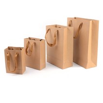 크래프트 크라프트지쇼핑백 선물용종이가방 쇼핑백 무지 크라프트종이백, 소