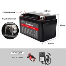 차량용 인산철배터리 hakadi 12v 6ah 12ah 18ah 24ah lifepo4 리튬 철 인산염 팩 비상 전원 공급 장치 태양 에너지 저장, 협력사, 12V 6A-2A 충전기