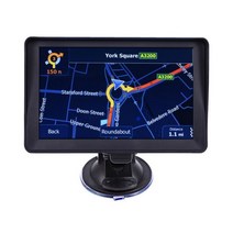 내비게이션 인치 자동차 차량 네비게이션 GPS 네비게이터 최신지도 고화질 터치 스크린 시스템 다국어 음성 안내 및 속도 경고 7, Europe