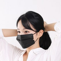 아이리스 코리아 블랙 검정 일회용 일반 덴탈 마스크 PN-40PB 230029, ① 블랙마스크, 대형 40매, 1개, 50개