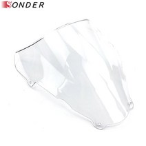 스즈키 SV650 SV1000 GSX1400 GSF GSF650 GSF1200 오토바이 윈드 디플렉터 실드 스크린 산적, 02 Clear