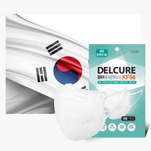 델큐어 KF94 국산 황사마스크 비말차단 새부리형 개별포장 중형 50매